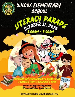 Literary Day Parade flyer